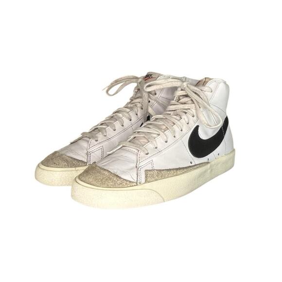Nike Blazer Mid '77 Vintage White/Black Sneakers~ Men Size 9.5 - Picture 2 of 6